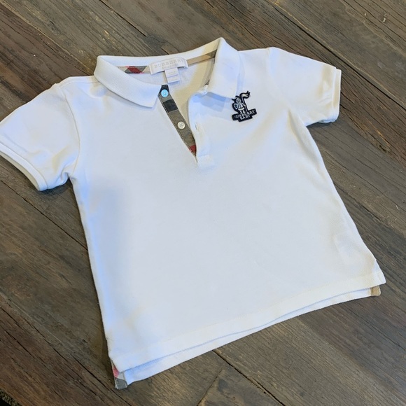 Burberry Other - White Burberry Polo Shirt